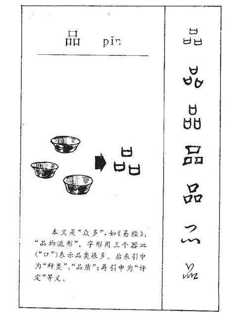 品的意思